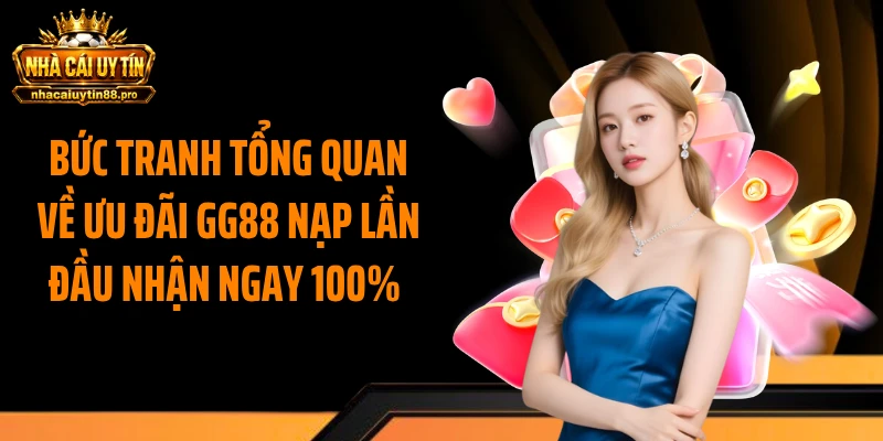 Bức tranh tổng quan về ưu đãi GG88 nạp lần đầu nhận ngay 100%