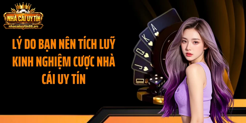 Lý do bạn nên tích luỹ kinh nghiệm cược nhà cái uy tín